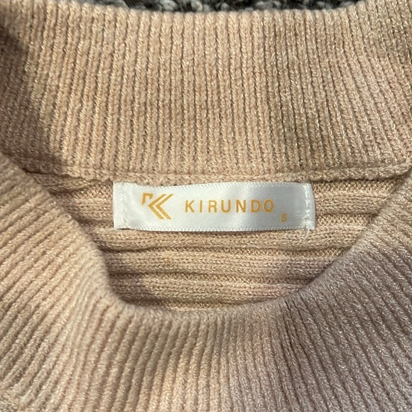 Kirundo Women's Sweater Halter Neck Off Shoulder Long Sleeve - Small - Picture 6 of 8